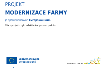 Projekt modernizace farmy